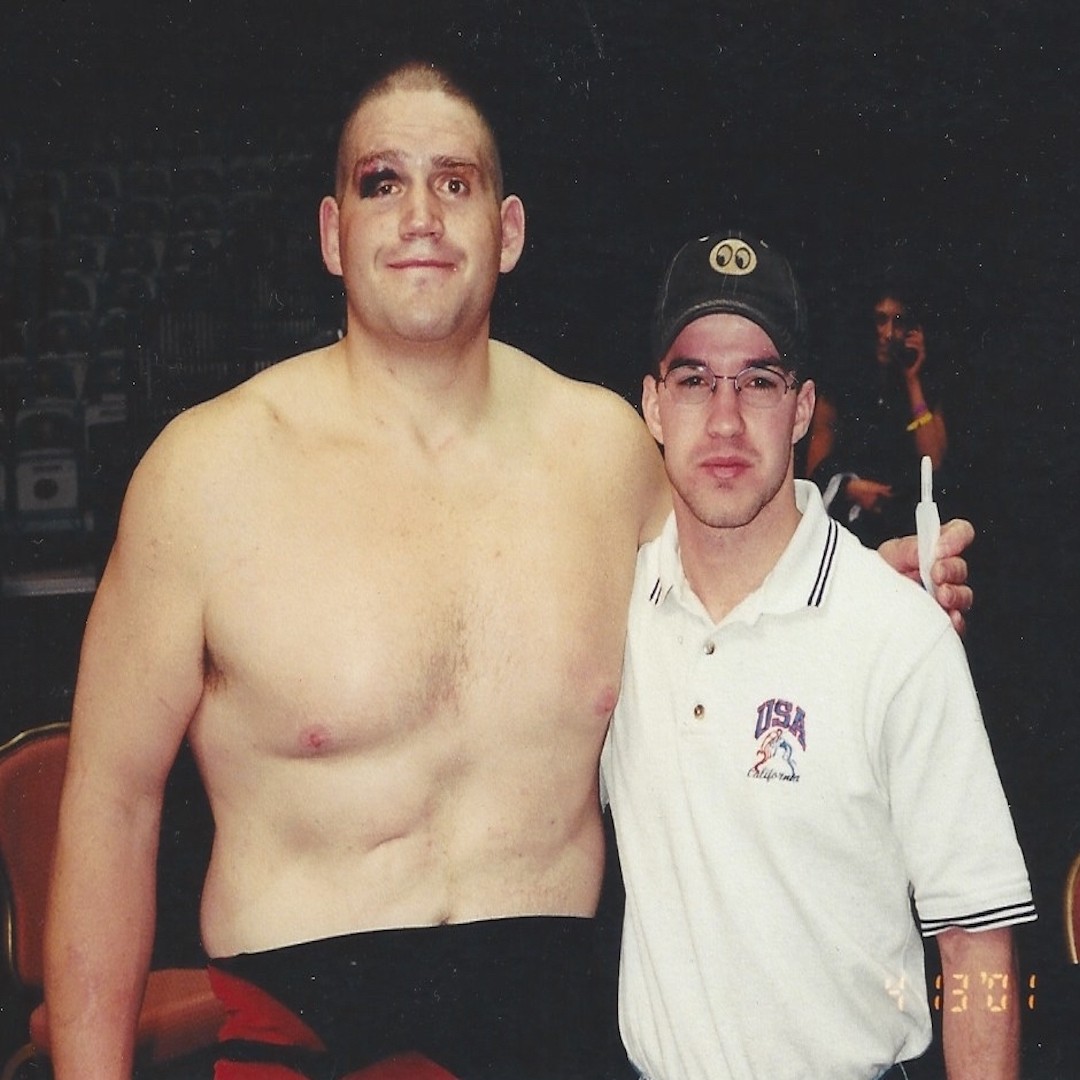 Image Credits: Author | 2000 Olympic Champion: Rulon Gardner (L) | 2001 US Nationals | April 13, 2001 | Las Vegas, Nevada